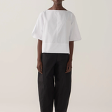 Foemina Aimee Top - White Poplin