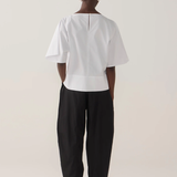Foemina Aimee Top - White Poplin