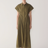 Foemina Augustine Dress - Jeep Cotton Tencel