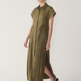 Foemina Augustine Dress - Jeep Cotton Tencel