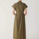 Foemina Augustine Dress - Jeep Cotton Tencel