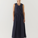 Foemina Cameron Dress - Navy Seersucker
