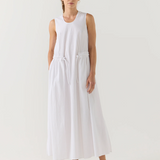 Foemina Cameron Dress - White Seersucker
