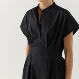 Foemina Mika Dress - Black Poplin