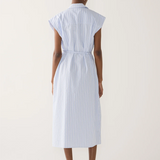 Foemina Mona Dress - Blue Stripe Seersucker