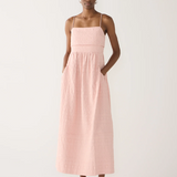 Foemina Nicole Dress - Lace Pink Jacquard