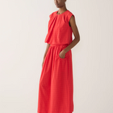 Foemina Oda Skirt - Rouge Seersucker