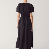 Foemina Raven Dress- Black Poplin