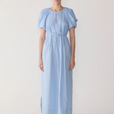 Foemina Raven Dress - Chambray Pinstripe Cotton