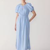 Foemina Raven Dress - Chambray Pinstripe Cotton