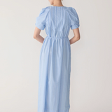 Foemina Raven Dress - Chambray Pinstripe Cotton