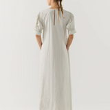 Foemina Scottie Dress - Basil Stripe Seersucker