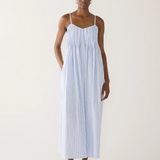 Foemina Viv Dress - Blue Stripe Seersucker