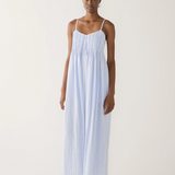 Foemina Viv Dress - Blue Stripe Seersucker
