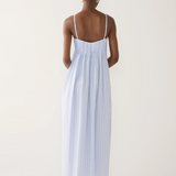 Foemina Viv Dress - Blue Stripe Seersucker