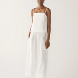 Foemina Yvette Top - White Seersucker