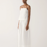 Foemina Yvette Top - White Seersucker