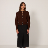Francie Anni Cardigan - Chestnut