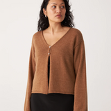 Francie Bella Cardigan - Brown Sugar