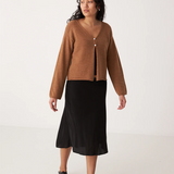 Francie Bella Cardigan - Brown Sugar