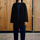 Francie Cocoon Coat - Black