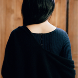 Francie Cocoon Coat - Black