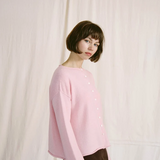 Francie Doll's Reversible Cardigan - Barely Pink