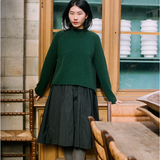 Francie Eclipse Knit - Verdant