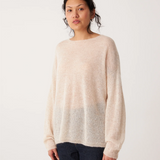 Francie Feather Knit - Creme