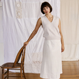 Francie Glimmer Lace Vest - Ivory