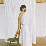 Francie Glimmer Lace Vest - Ivory