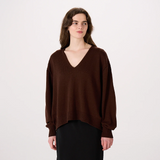 Francie Locket knit - Chestnut