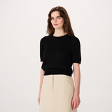 Francie Pearl Top - Black