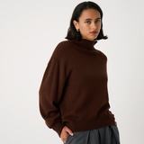 Francie Albers Turtle Neck - Chestnut