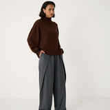 Francie Albers Turtle Neck - Chestnut