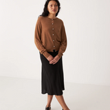 Francie The Anni Cardigan - Brown Sugar