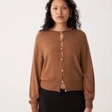 Francie The Anni Cardigan - Brown Sugar