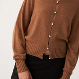 Francie The Anni Cardigan - Brown Sugar