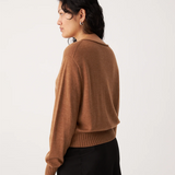 Francie The Anni Cardigan - Brown Sugar