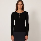 Francie The Form Top - Black