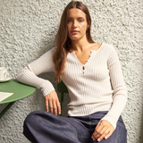 Francie The Form Top - Ivory