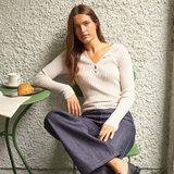 Francie The Form Top - Ivory