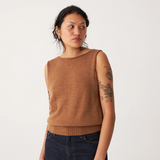 Francie The Star Vest - Brown Sugar