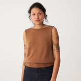 Francie The Star Vest - Brown Sugar