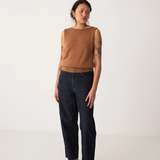 Francie The Star Vest - Brown Sugar