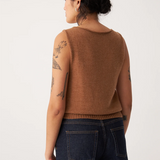 Francie The Star Vest - Brown Sugar