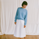Francie Trinket Knit - Celeste Blue