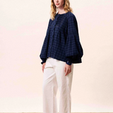 FRNCH Belhara Shirt - Bleu Marine