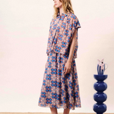 FRNCH Chrysocolle Shirt - Azulejos