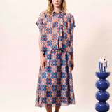 FRNCH Chrysocolle Shirt - Azulejos